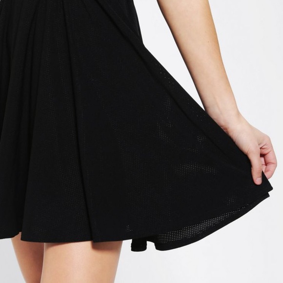 Mesh Skater Dress with Cutouts - Picture 4 of 10